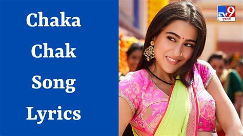 chaka chak song lyrics